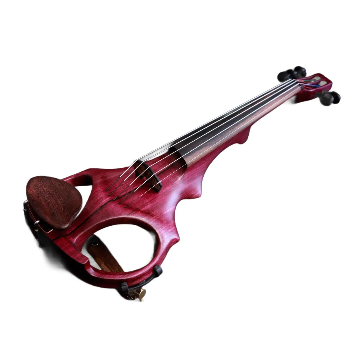 ETJ 4-string Electric Violin, Amaranth Body with Starfish Designs Pickup
