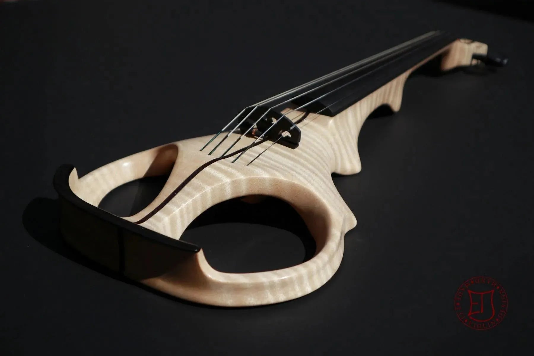 ETJ 5-string electric violin, flamed maple/ebony - Image 36