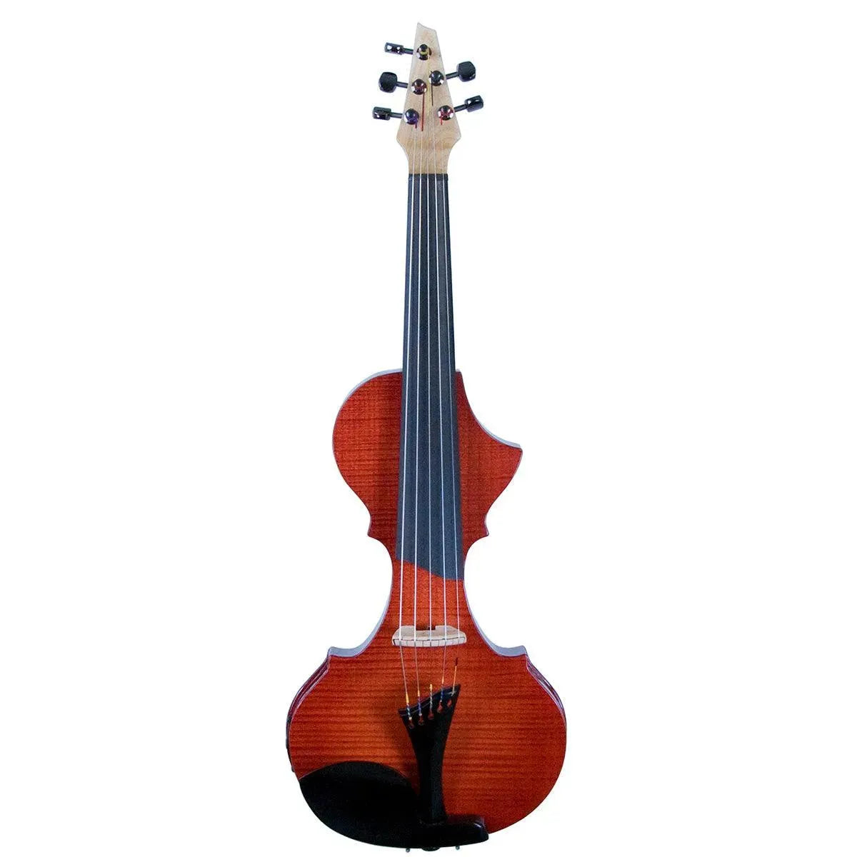 EVL Quartet 5-string electric violin, amber maple with Barbera bridge