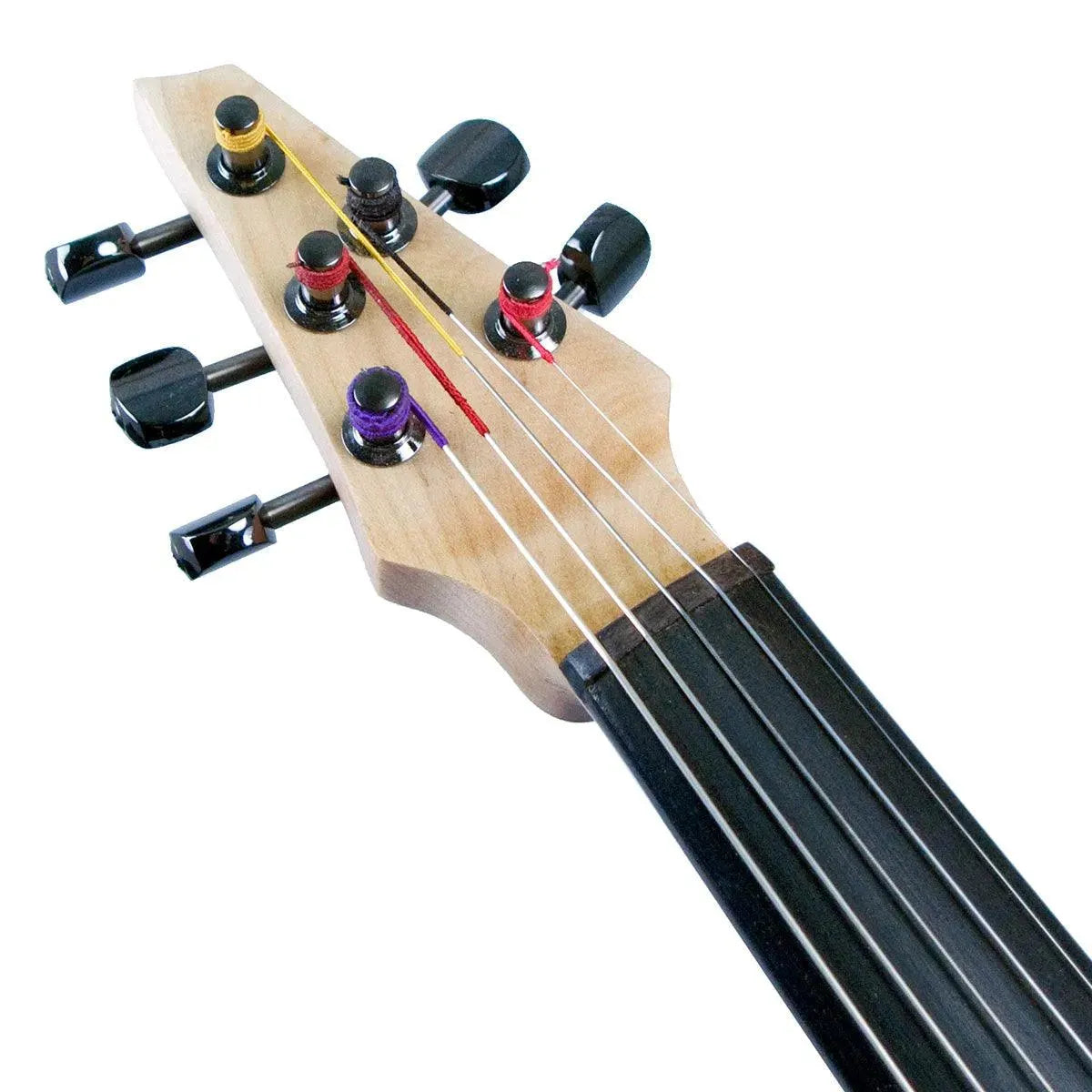 EVL Quartet 5-string electric violin, amber maple with Barbera bridge - Image 6