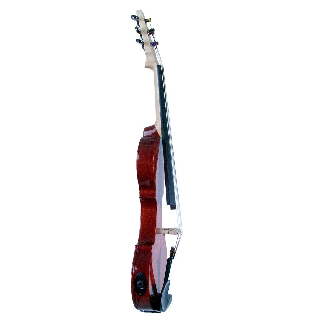 EVL Quartet 5-string electric violin, amber maple with Barbera bridge - Image 2
