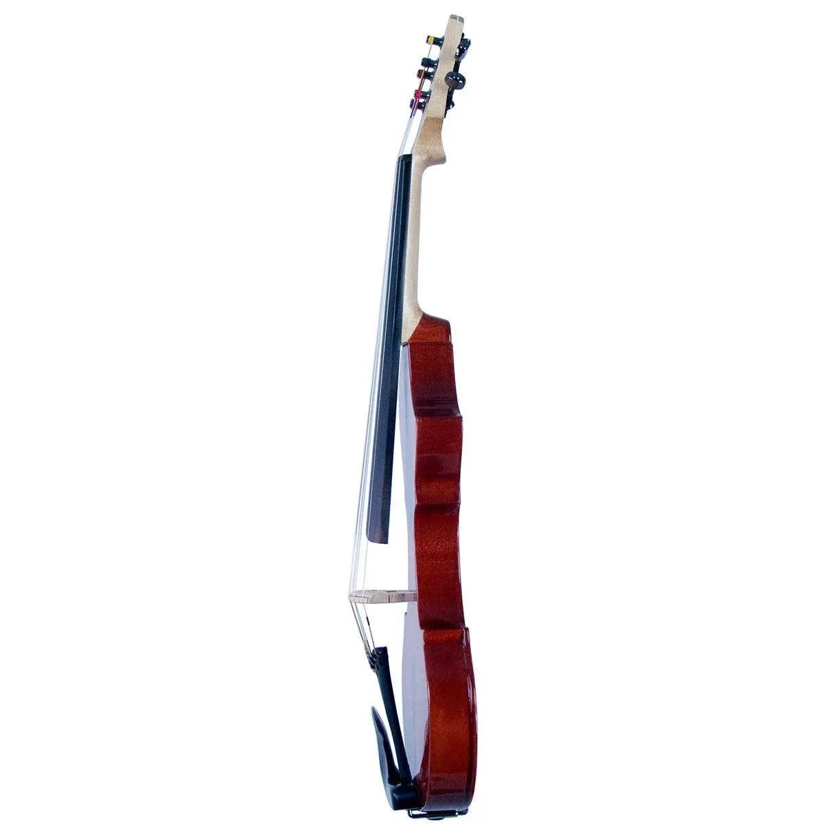 EVL Quartet 5-string electric violin, amber maple with Barbera bridge - Image 4