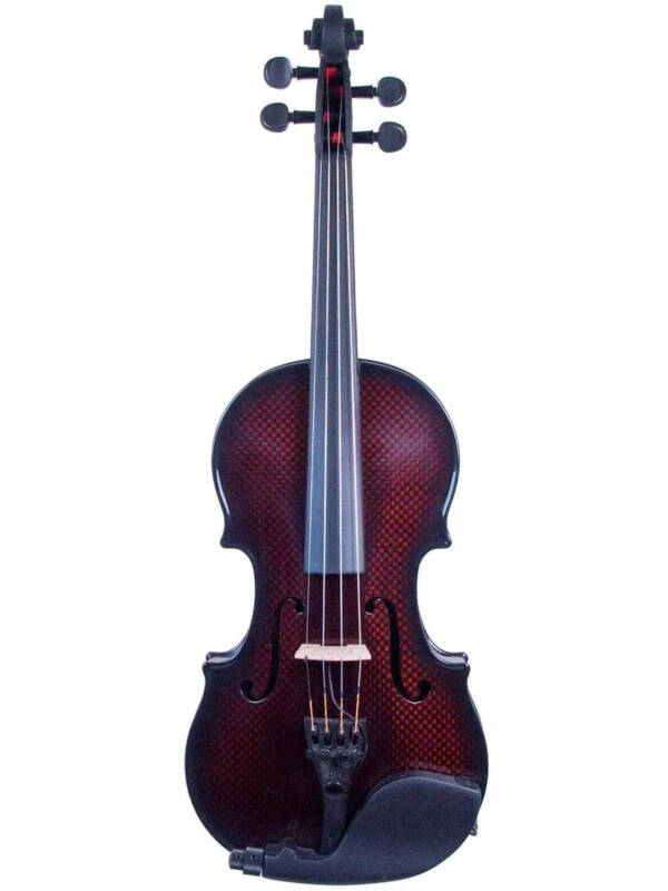 Glasser AE LEFT-HANDED 4-String Carbon Composite Acoustic-Electric Violin, Orange