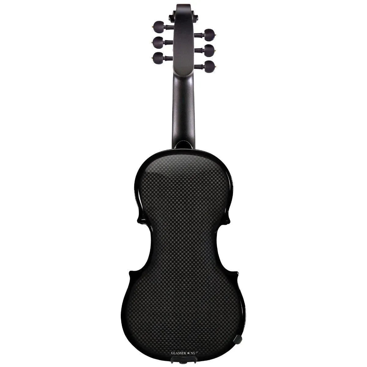 Glasser AE 6-string carbon composite acoustic-electric violin, black - Image 2