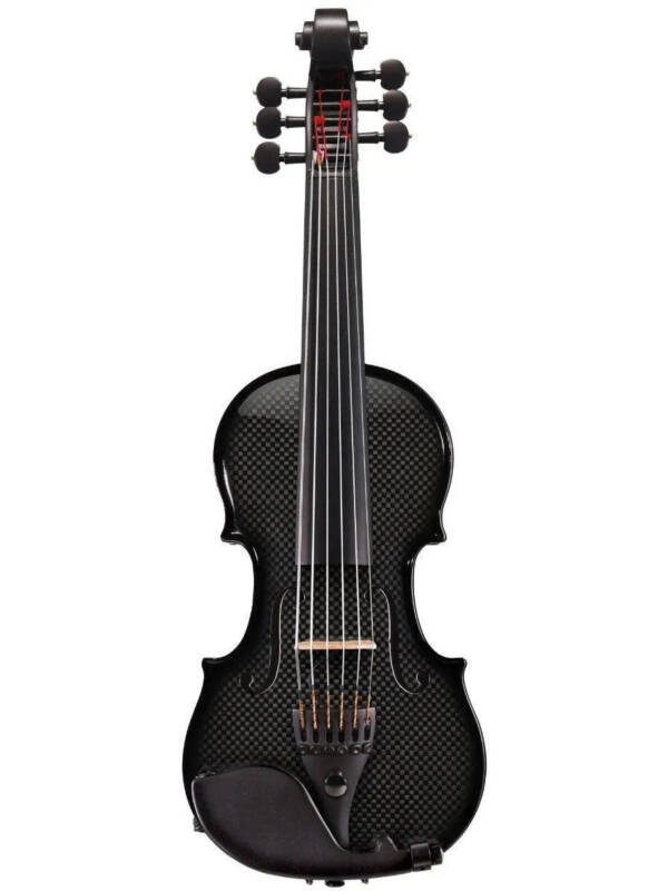 Glasser AE 6-string carbon composite acoustic-electric violin, black