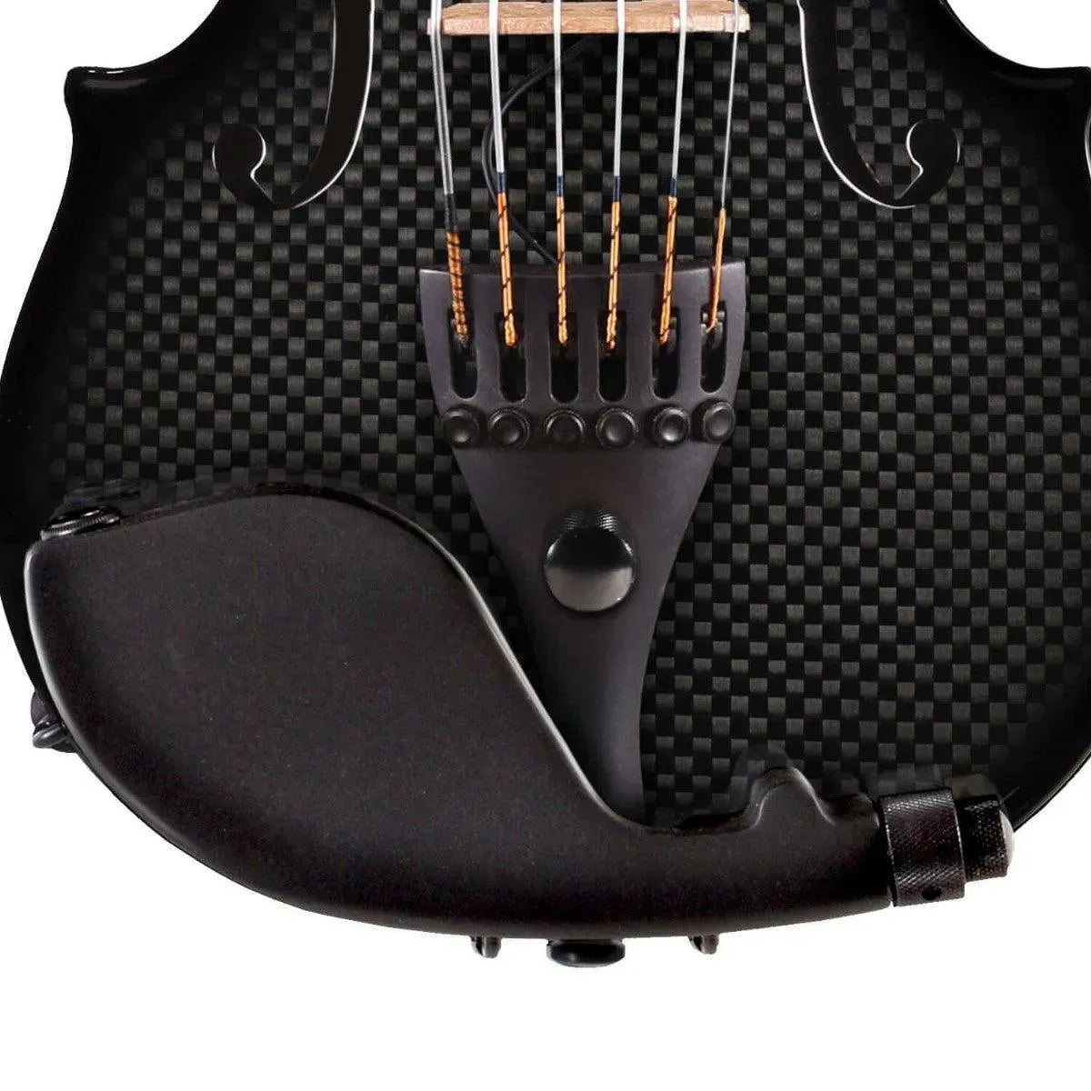 Glasser AE 6-string carbon composite acoustic-electric violin, black - Image 5