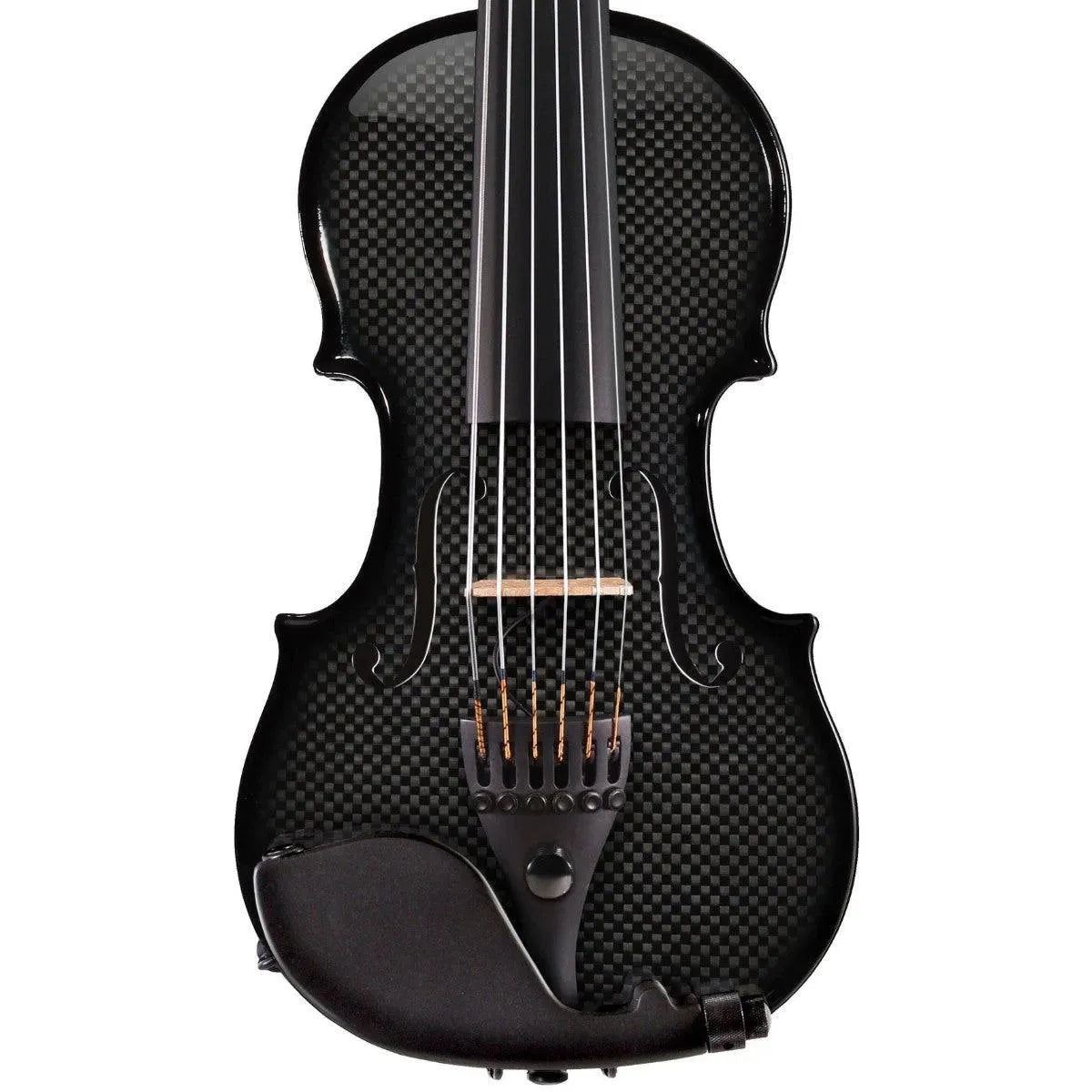 Glasser AE 6-string carbon composite acoustic-electric violin, black - Image 3