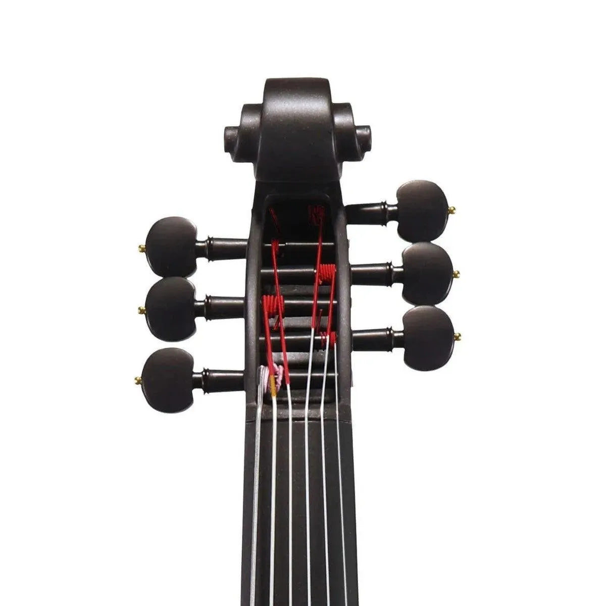 Glasser AE 6-string carbon composite acoustic-electric violin, orange - Image 7