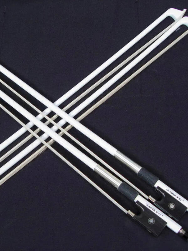 Glasser 2000CG Carbon Graphite 4/4 Violin Bow, White