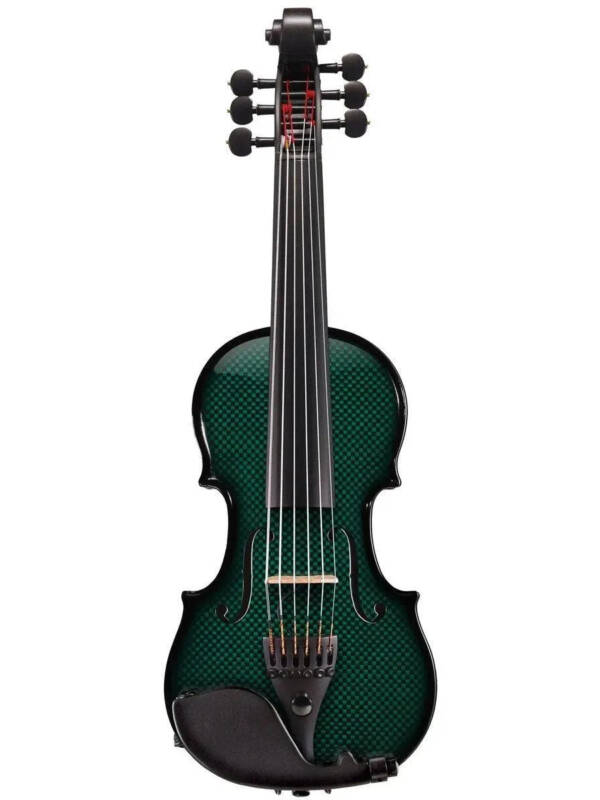 Glasser AE 6-string carbon composite acoustic-electric violin, green
