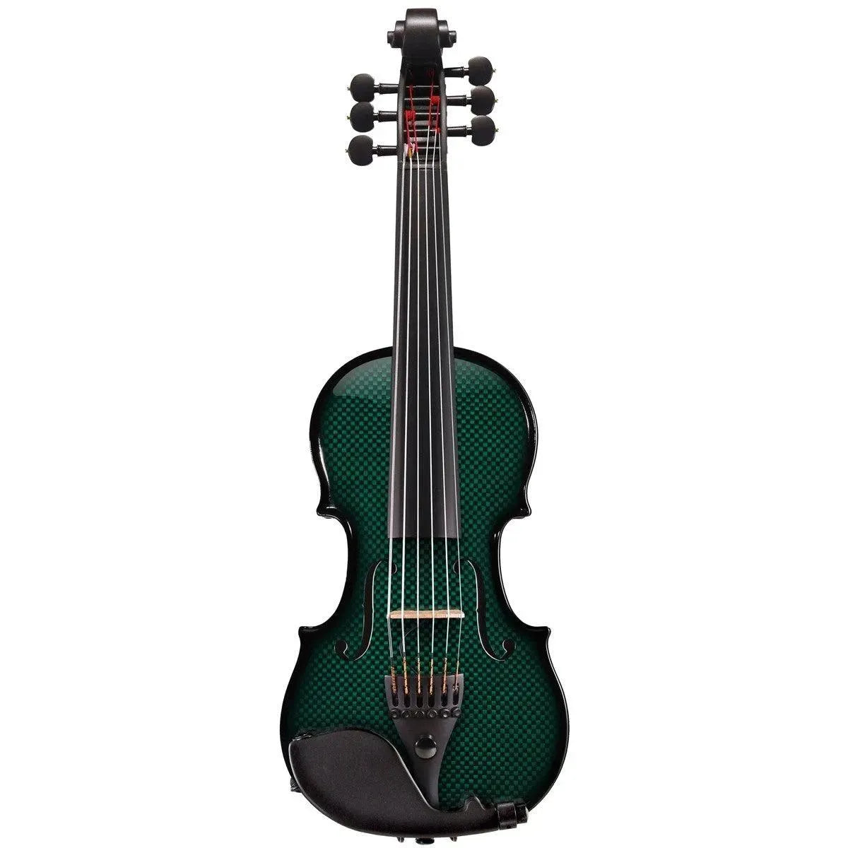 Glasser AE 6-string carbon composite acoustic-electric violin, green