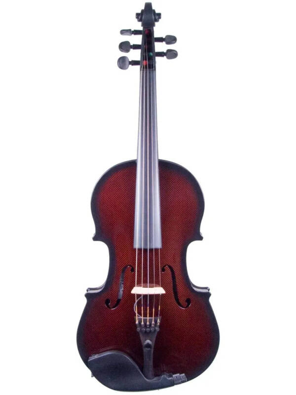 Glasser AE 5-string 16-inch Carbon Fiber Acoustic-Electric Viola, Orange