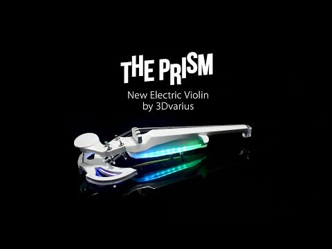 3Dvarius Prism LED-lit 5-string electric violin, black - Image 10