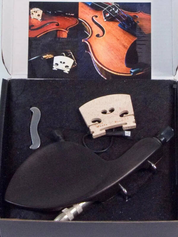 ISI Aceto/Violect Deluxe Pickup for Violin with Volume Control & 1/4-inch Jack in Chin Rest