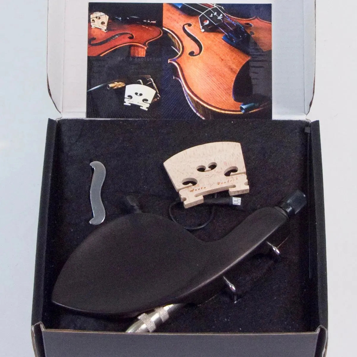 ISI Aceto/Violect Deluxe Pickup for Violin with Volume Control & 1/4-inch Jack in Chin Rest