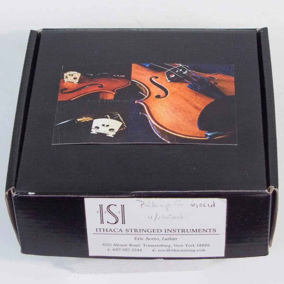 ISI Aceto/Violect Deluxe Pickup for Violin with 1/4-inch Output in Chin Rest - Image 2