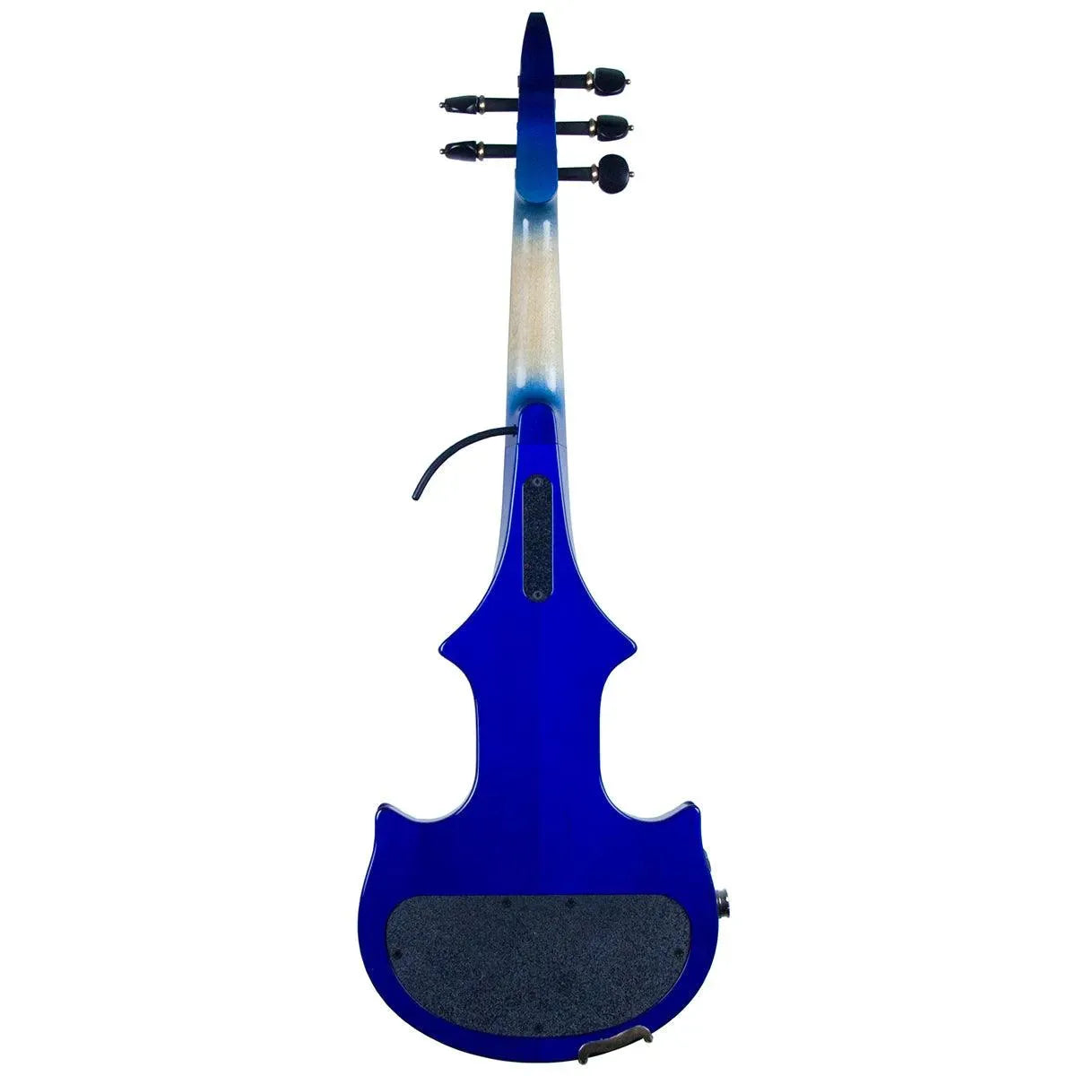 ZETA JV45 Jazz Fusion 5-string electric violin, transparent blue over maple top - Image 3
