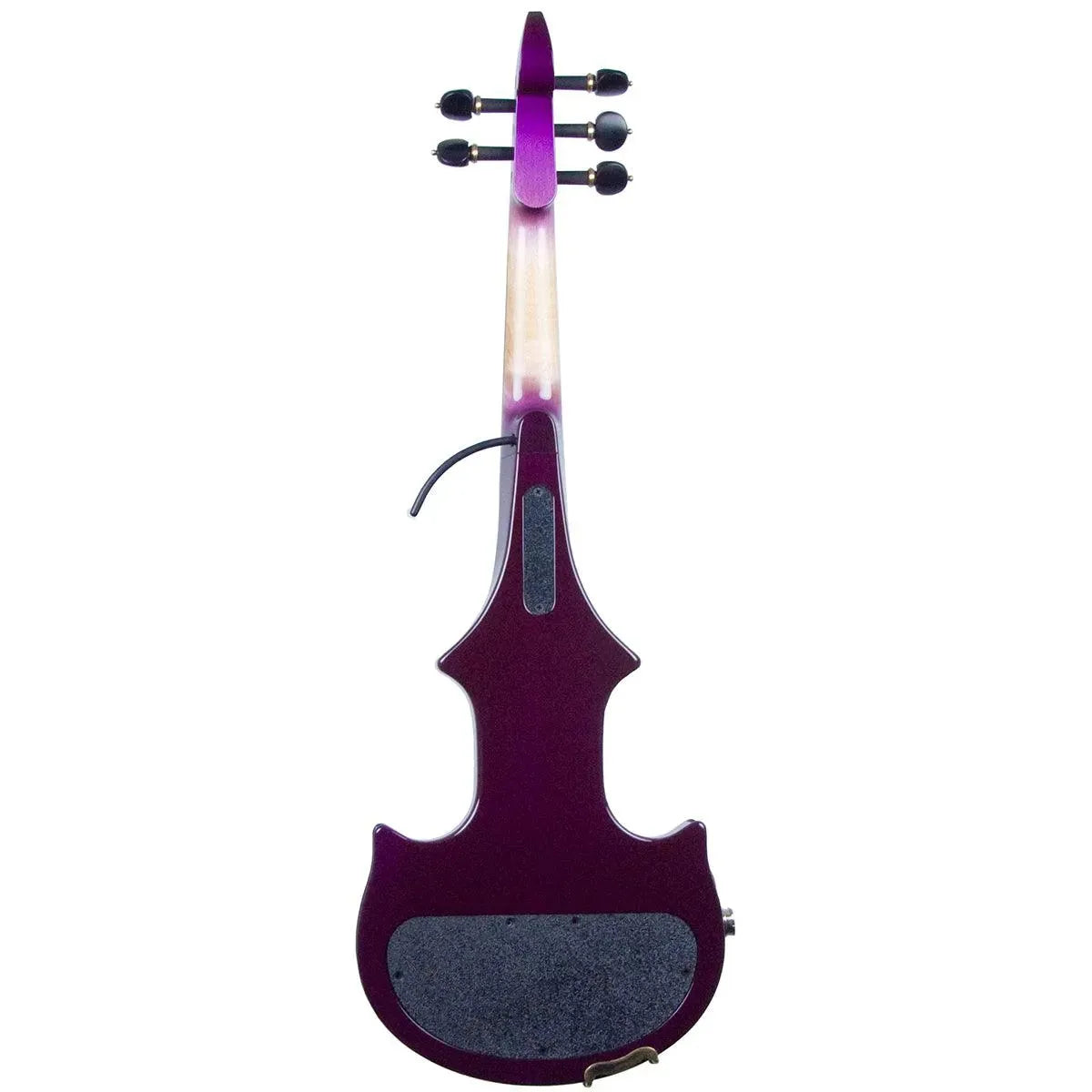 ZETA JV45 Jazz Fusion 5-string electric violin, transparent purple over maple top - Image 3
