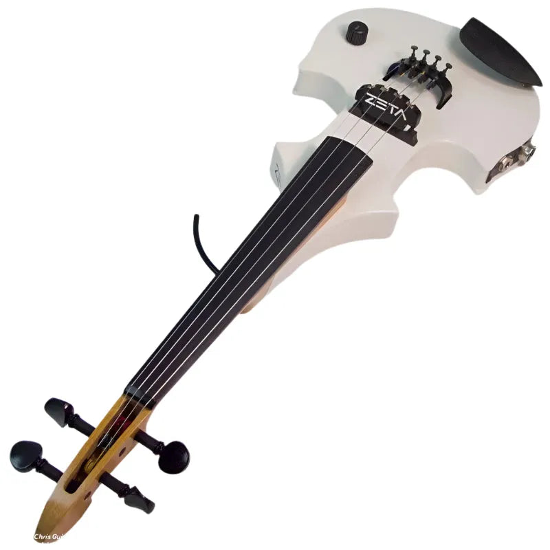 ZETA JV44 Jazz Fusion violin, gloss white - Image 9