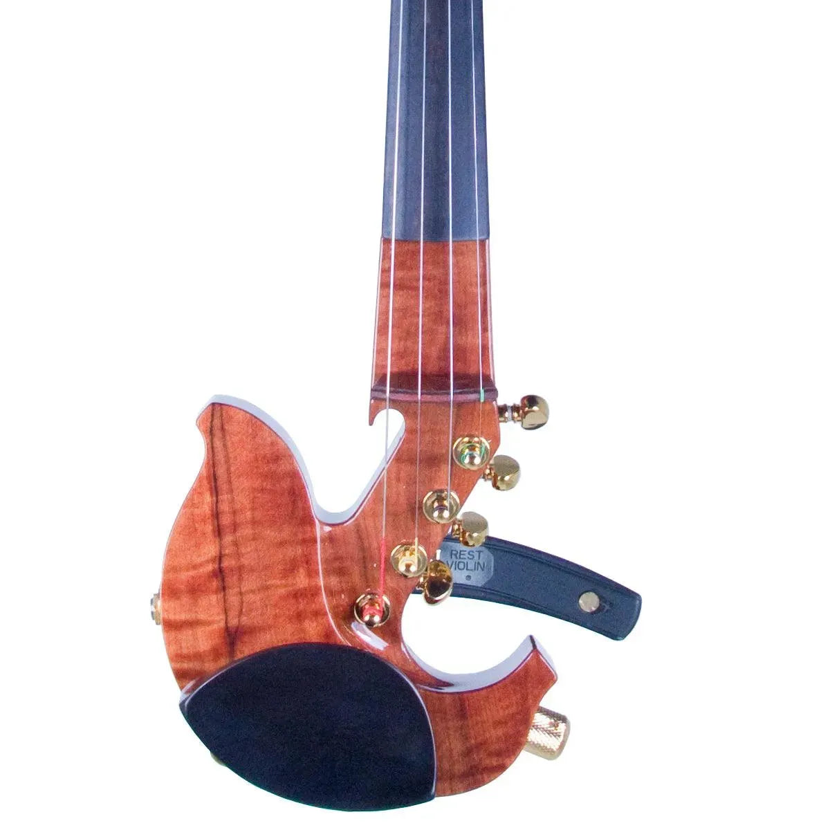 Jordan 4-string electric violin, Flamed Tineo with Starfish Designs pickup - Image 5