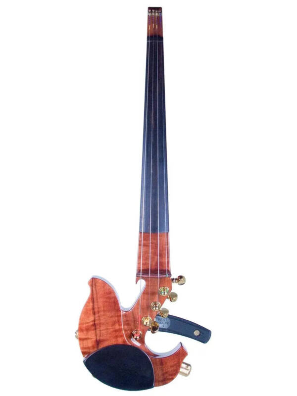 Jordan 4-string electric violin, Flamed Tineo with Starfish Designs pickup
