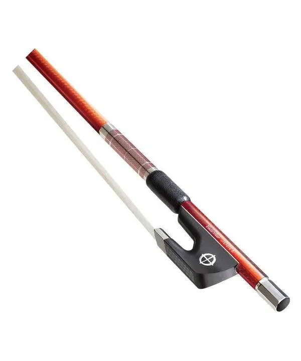 CodaBow Chroma Joule cello bow, Ruby Amber Prismatic