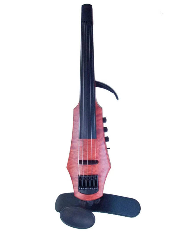NS Design CR5 5-string electric violin, quilted maple top