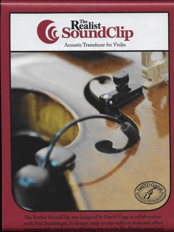 Realist SoundClip Violin & Viola Pickup
