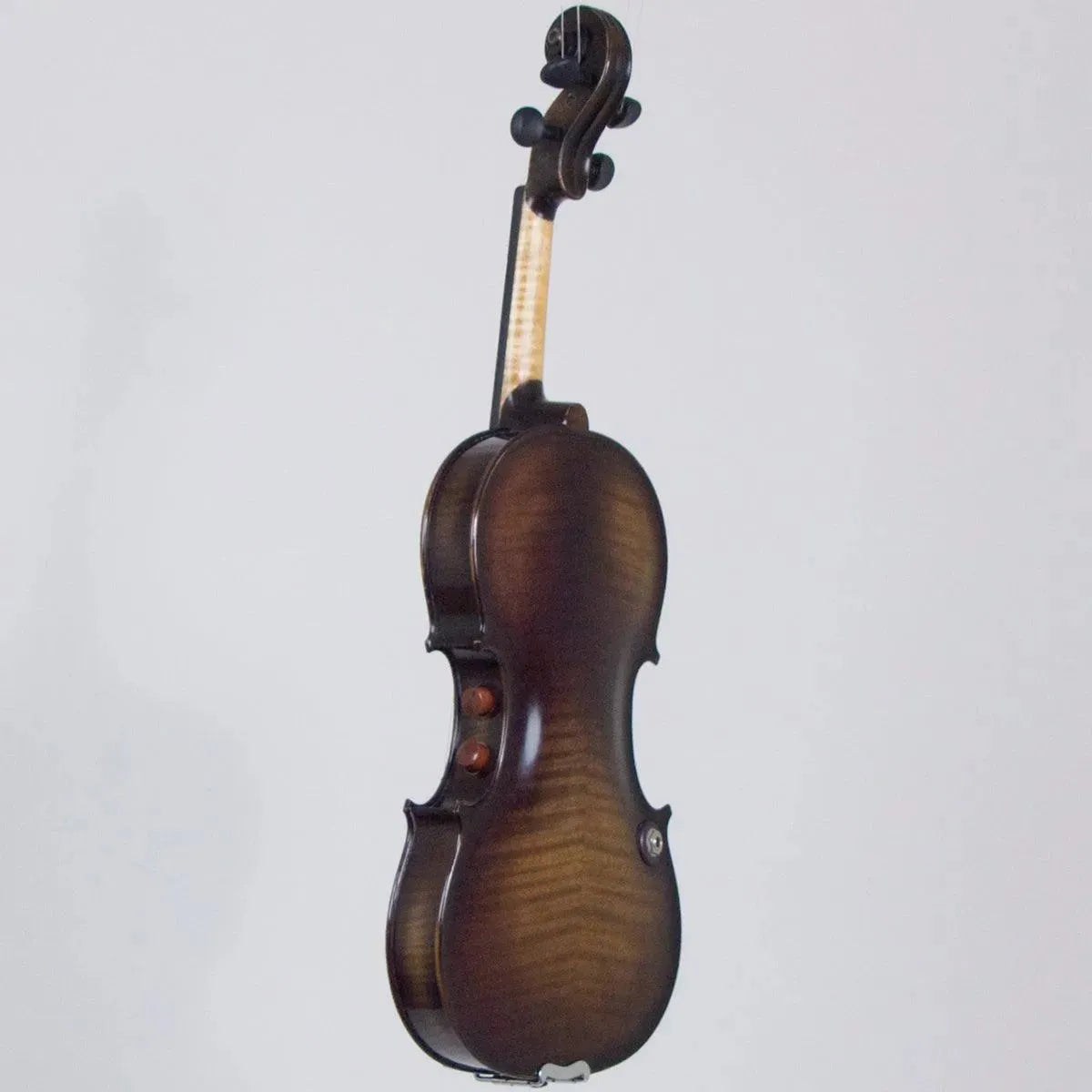 Realist RV4PeBA Pro Ac-El Violin with Instant Active, Trans Black finish & Wittner Finetune Pegs - Image 7