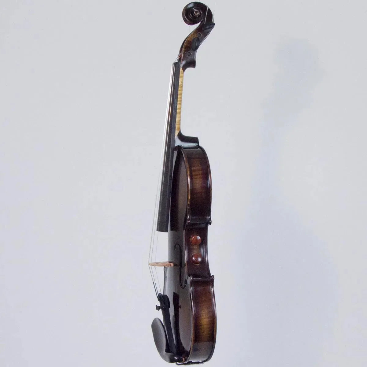 Realist RV4PeBA Pro Ac-El Violin with Instant Active, Trans Black finish & Wittner Finetune Pegs - Image 8
