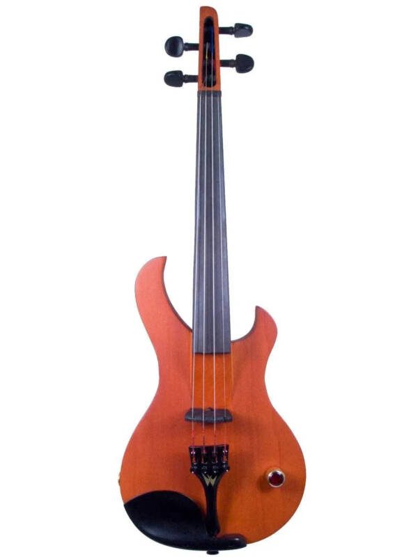 Wood Violins Sabre electric violin with Barbera pickup, natural finish