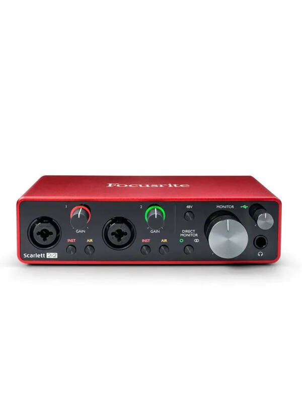 Focusrite Scarlett 2i2 2-Channel USB Audio Interface