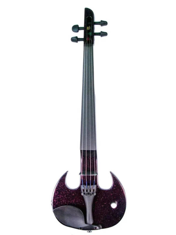 Wood Violins Stingray Pro 4-String Electric Violin, Purple Sparkle Finish