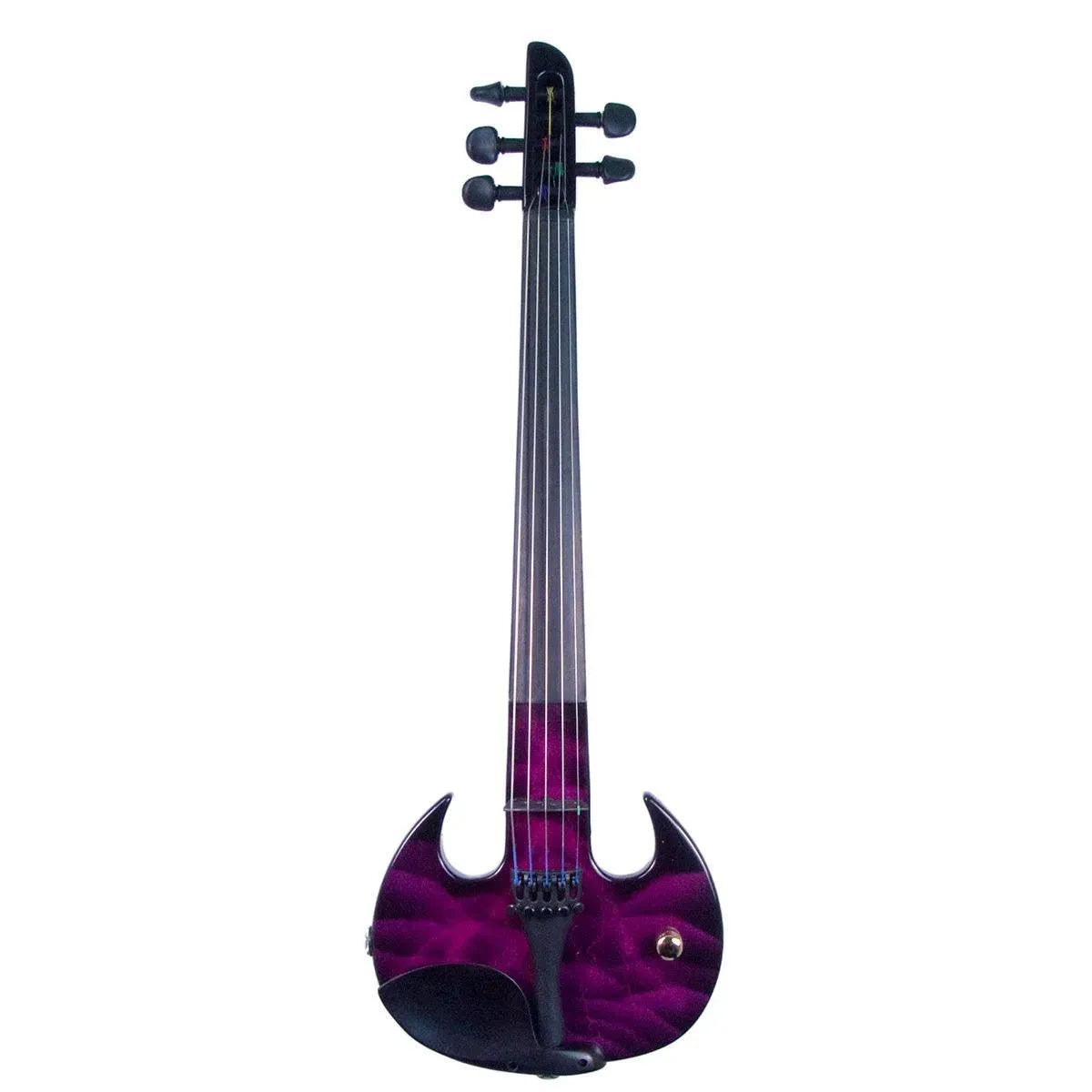 Wood Violins Stingray Pro 5-string electric violin, Purple Lightning custom finish