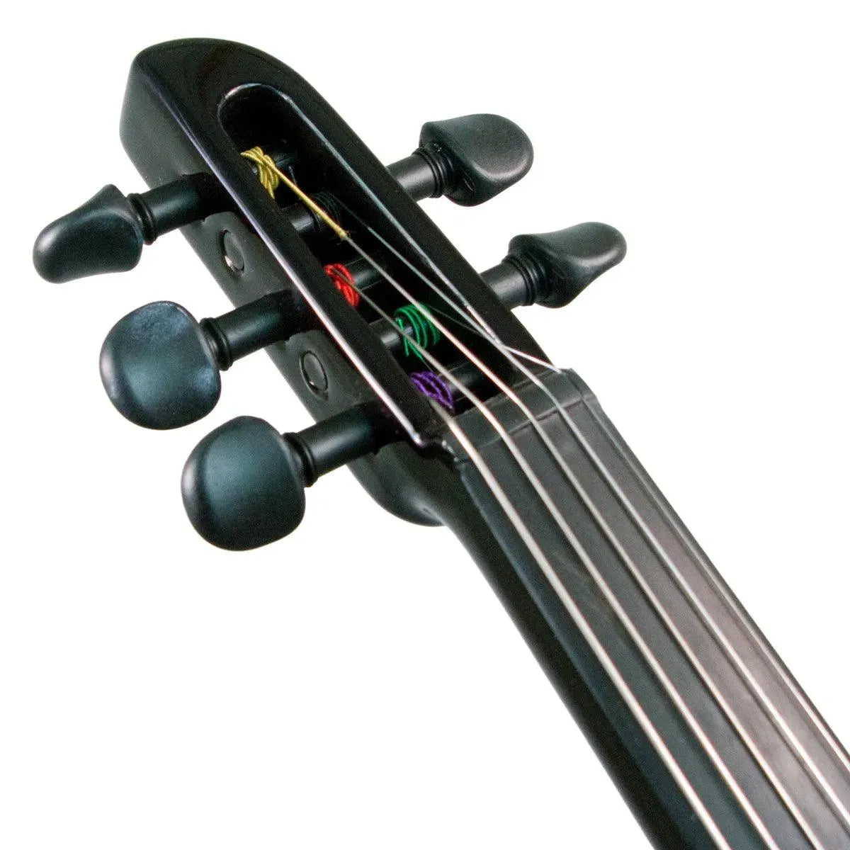 Wood Violins Stingray Pro 5-string electric violin, Purple Lightning custom finish - Image 7