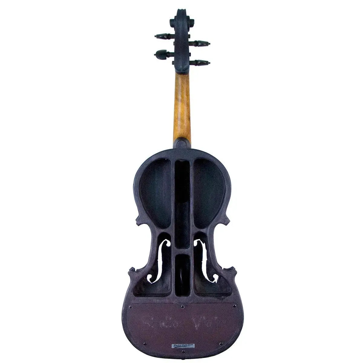 Stratton Gypsy 4-string electric violin, Deep Black finish - Image 3