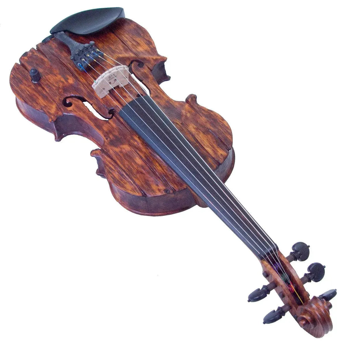 Stratton Gypsy 5-string electric violin, Antiqued Gypsy Finish, with Starfish Designs bridge - Image 17