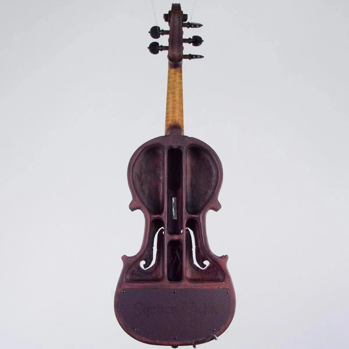 Stratton Gypsy 5-string electric violin, Dark Mahogany - Image 6