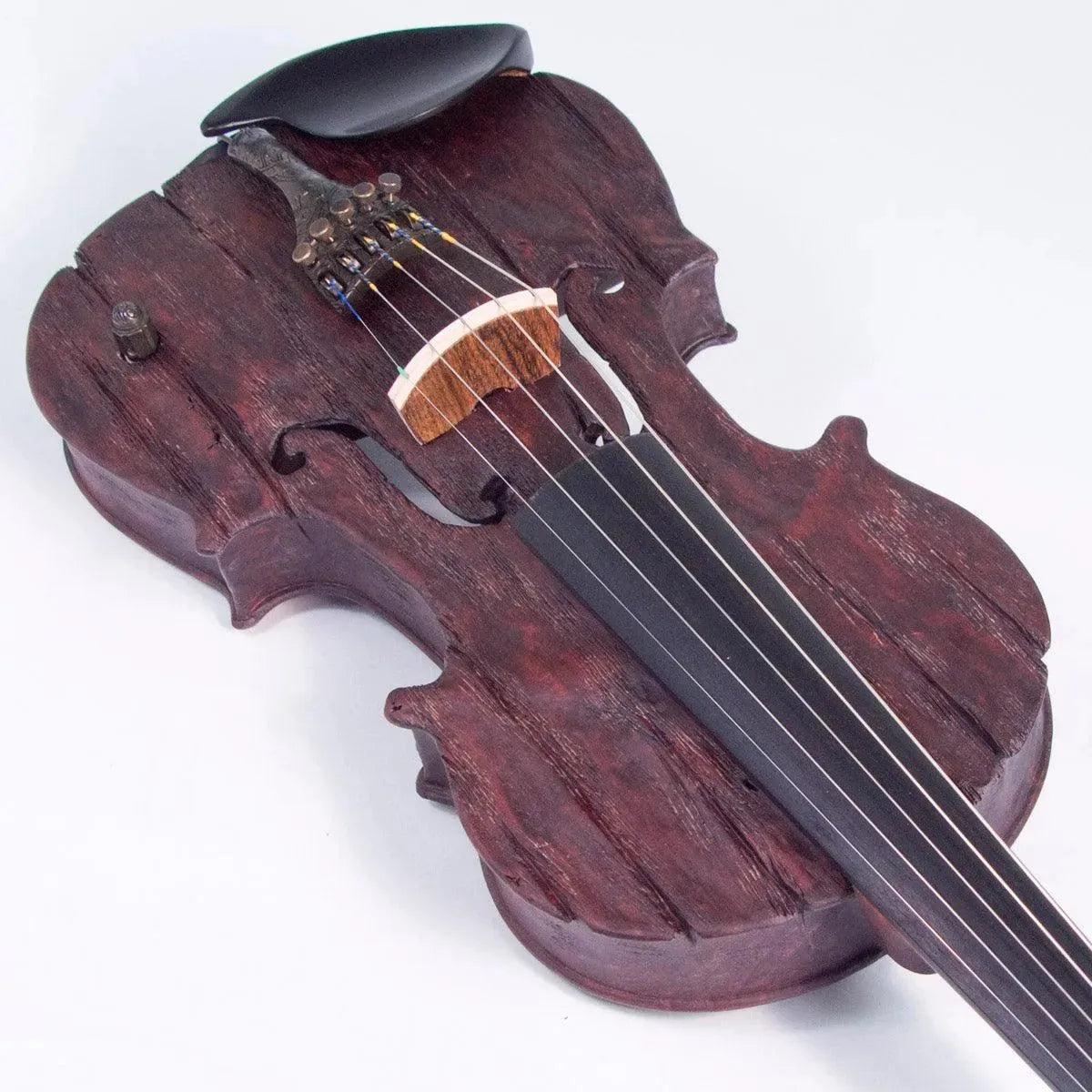 Stratton Gypsy 5-string electric violin, Dark Mahogany - Image 14