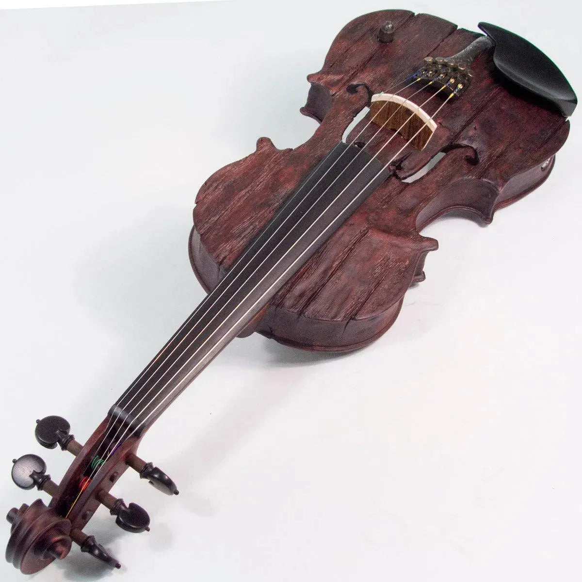 Stratton Gypsy 5-string electric violin, Dark Mahogany - Image 11