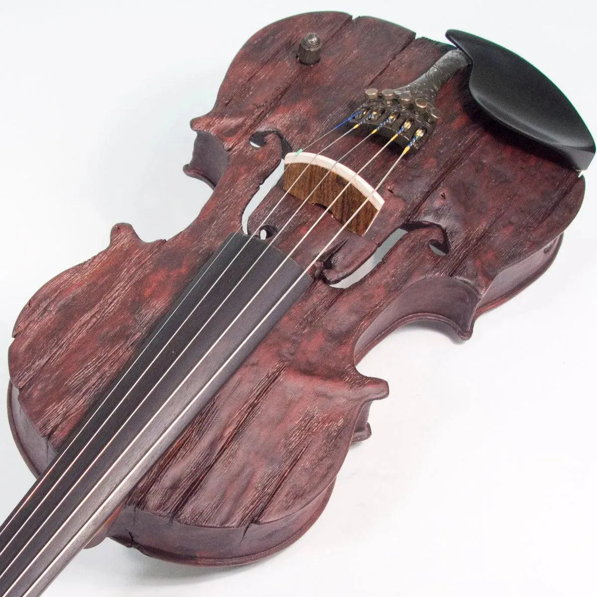 Stratton Gypsy 5-string electric violin, Dark Mahogany - Image 15