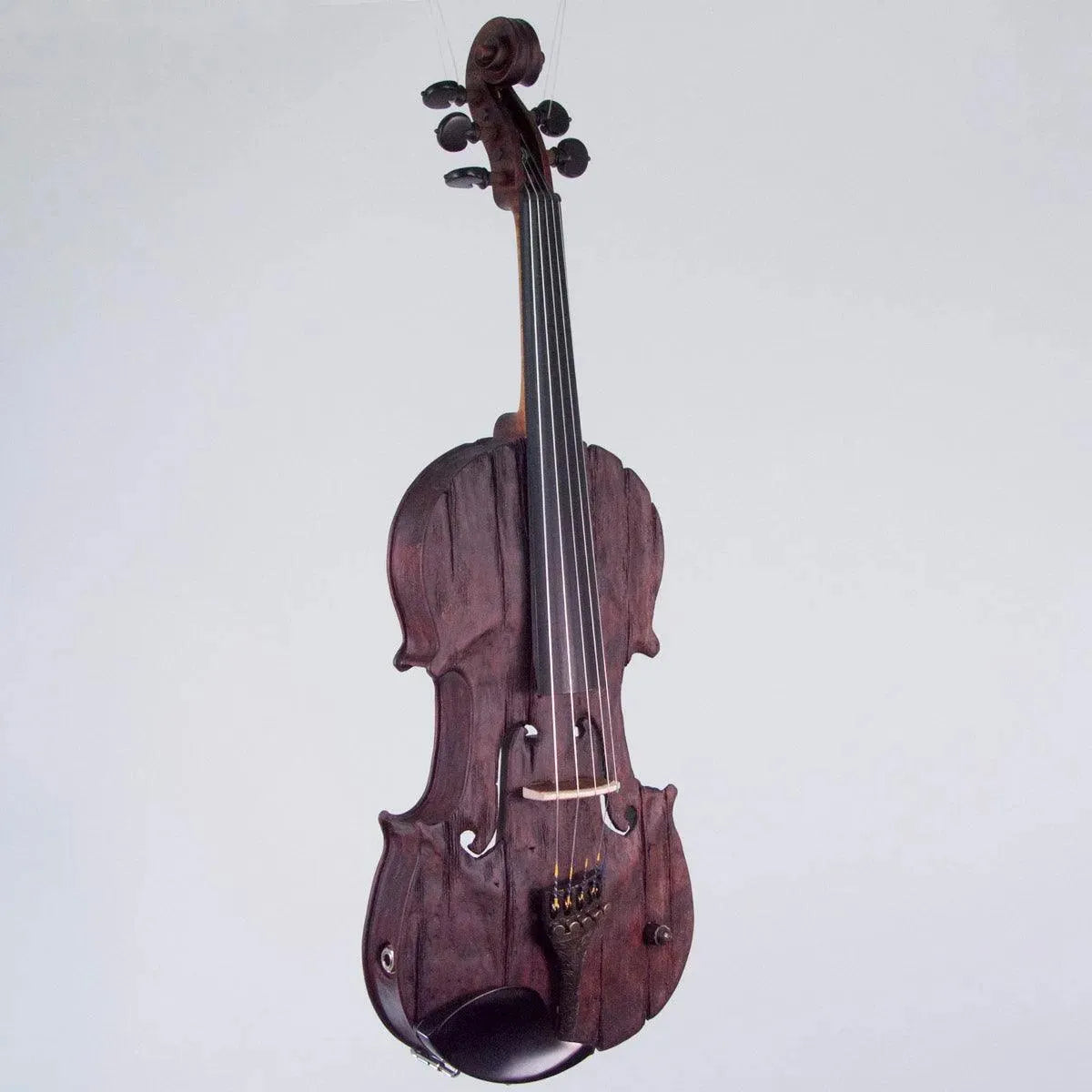 Stratton Gypsy 5-string electric violin, Dark Mahogany - Image 3