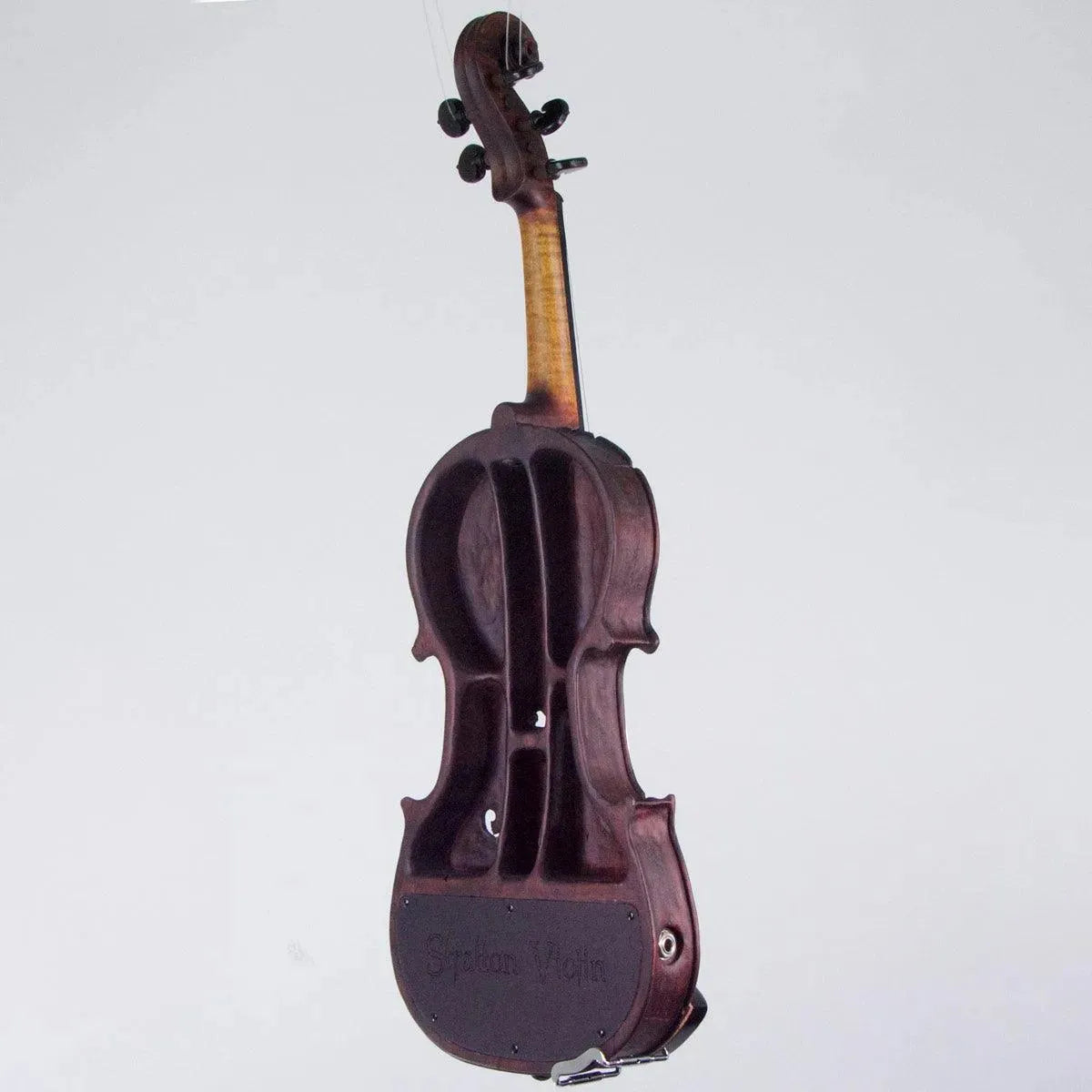Stratton Gypsy 5-string electric violin, Dark Mahogany - Image 5