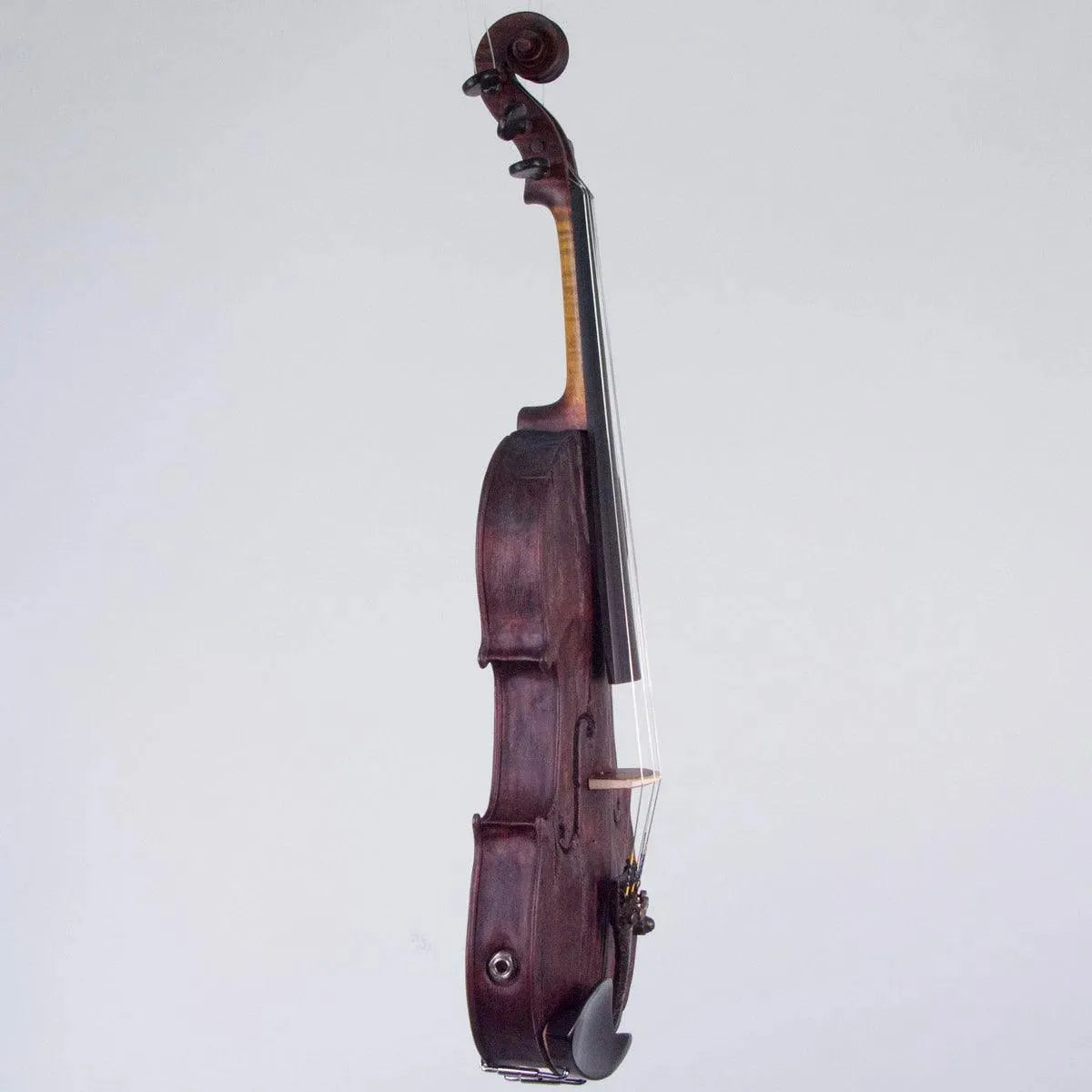 Stratton Gypsy 5-string electric violin, Dark Mahogany - Image 4