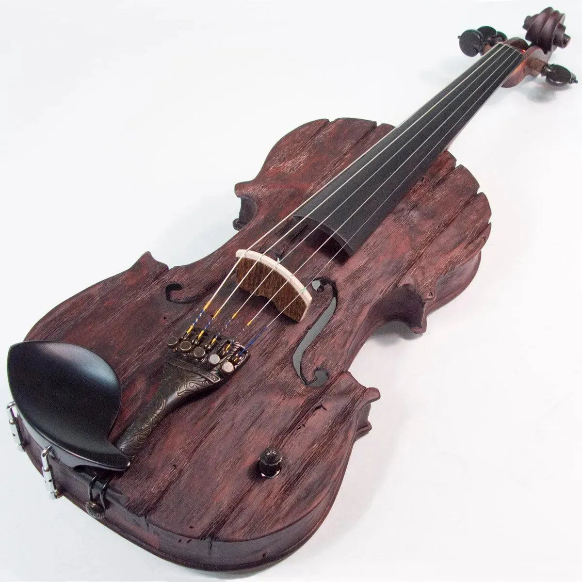Stratton Gypsy 5-string electric violin, Dark Mahogany - Image 13