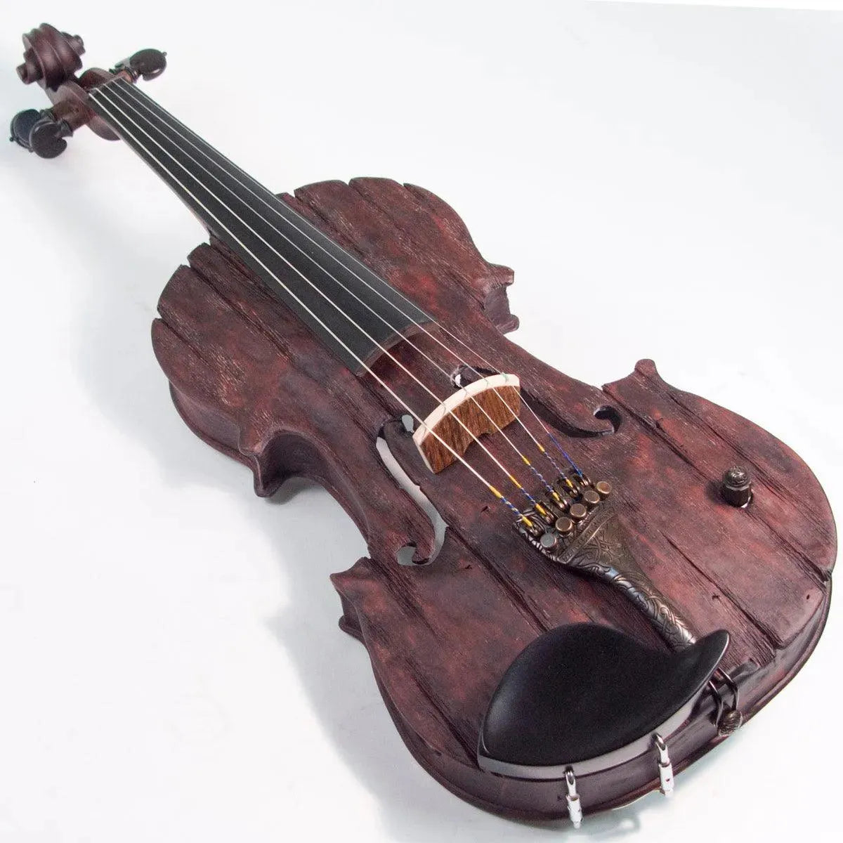 Stratton Gypsy 5-string electric violin, Dark Mahogany - Image 12