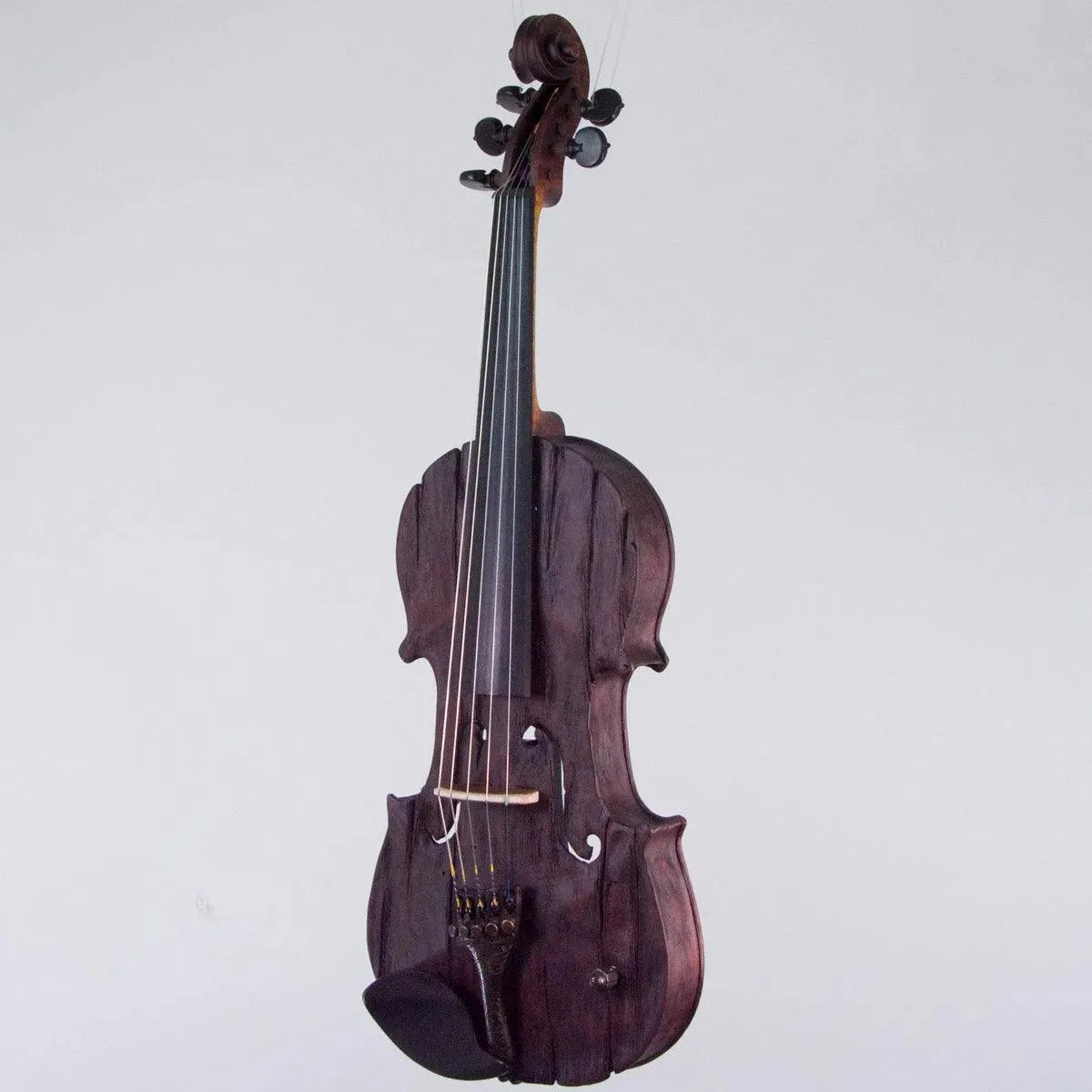 Stratton Gypsy 5-string electric violin, Dark Mahogany - Image 9
