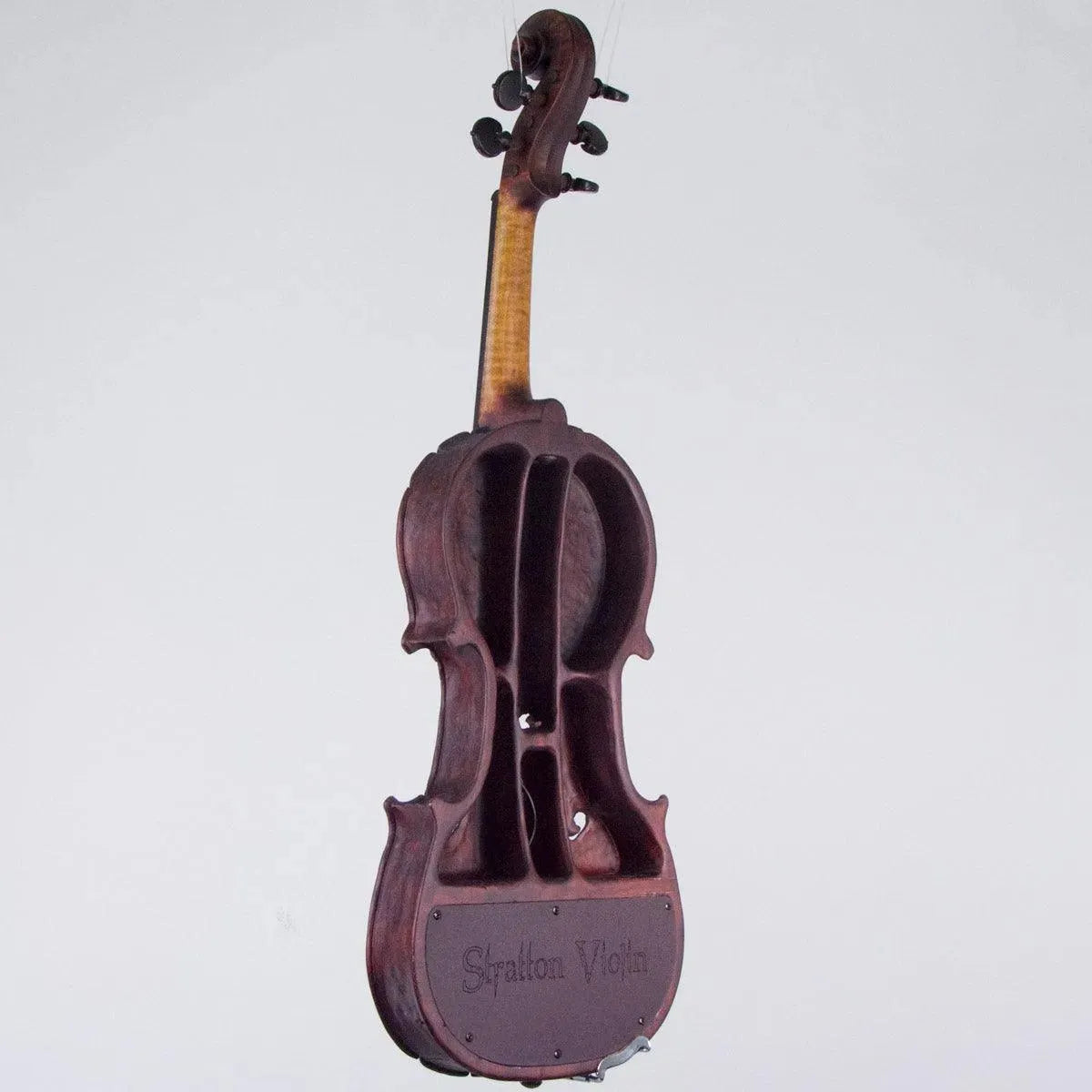 Stratton Gypsy 5-string electric violin, Dark Mahogany - Image 7