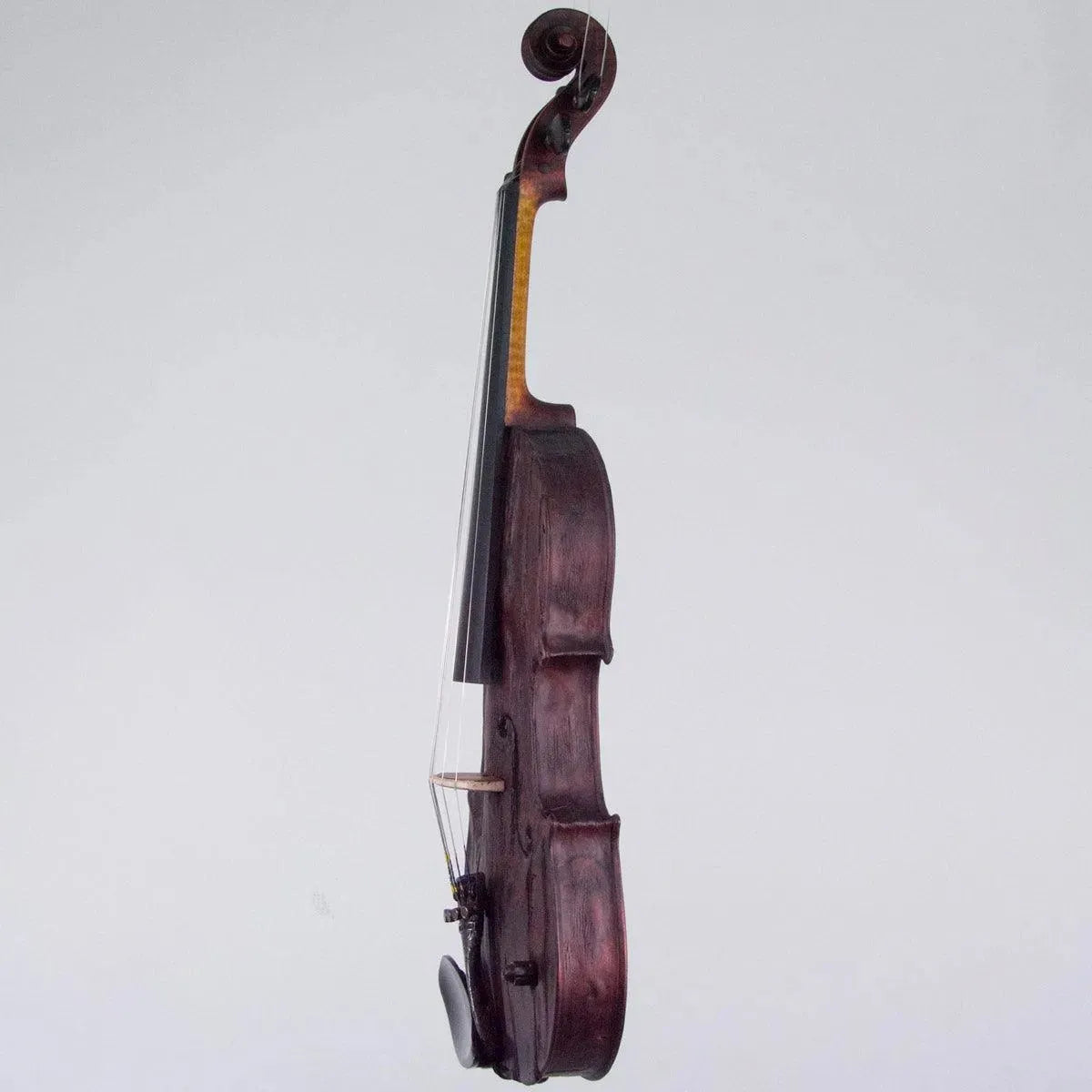 Stratton Gypsy 5-string electric violin, Dark Mahogany - Image 8