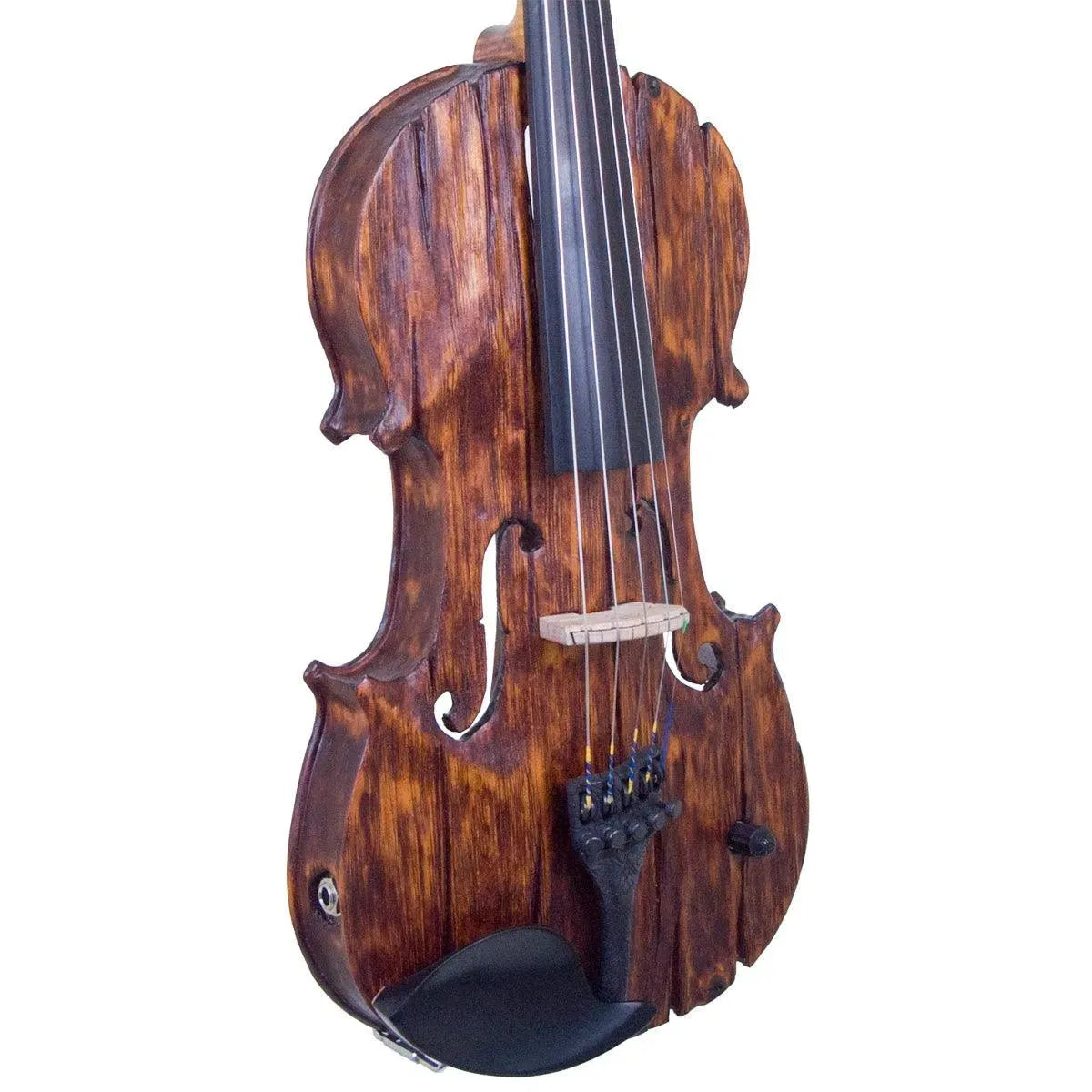 Stratton Gypsy 5-string electric violin, Antiqued Gypsy Finish, with Starfish Designs bridge - Image 10